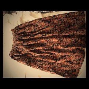 Vintage silk skirt